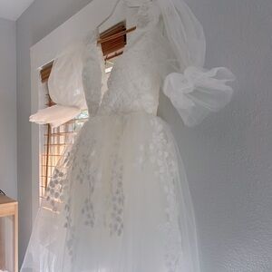 Boho fairy core engagement/wedding/ anniversary dress